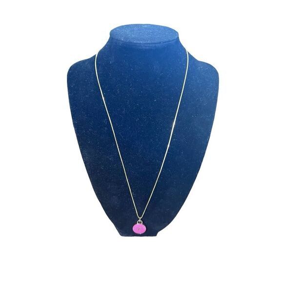 Authentic Louis Vuitton Pink Charm Adjustable Necklace - Picture 3 of 10